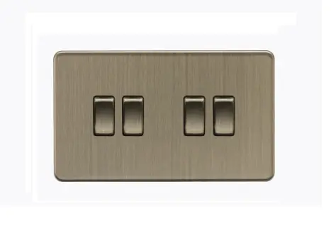 [25MLCMAB.14] ML ScrLess Anti Brass 4g Switch SF4100AB