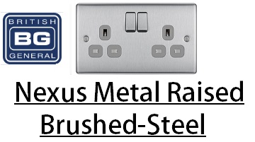 Range: BG Nexus Metal Raised Brushed Steel