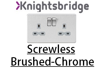 Range: Knightsbridge Screwless Brushed Chrome