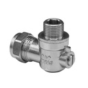 Isolation Valve 15x3/8" Mi Bend Slotted