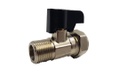 Isolation Valve 15x3/8"Mi + Handle