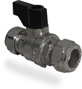 Isolation Valve 15mm LargeBore + Handle