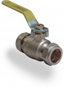 Lever Valve Gas 54mm Yellow
