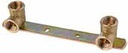 BSM Wall Plate 150 Centre 1/2"Fi.Fi Flat