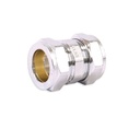 Chrome Compression 15mm Coupler