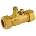 Gas Test Nipple 15mm Valve