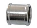 Chrome Coupler F X F 1/2"