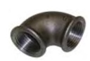 Black iron Bend F x F 1/2"