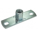 Rubber lined Steel Female Baseplate 10mm