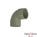 Solvent Waste 40mm  Knuckle 90°⟁ᴱGrey