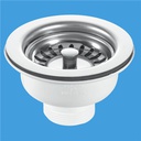 Sink Basket Strainer Waste NoOvFlow🅼ᶜBwstss