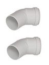 Vaillant Plume Elbow 45' WH Pair 20219552