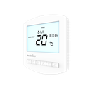 🕐+©° Prog RoomStat Slimline RF WH (To order)