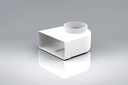 Duct3 220x90 to 150 Bend Adap