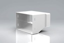 Duct3 220x90 Double Airbrick Adaptor