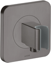 CitterioE Shower Holder Porter Unit Soft Brushed Black Chrome