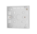Pattress 1g 19mm Sq Wh (Special)