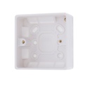 Pattress 1g 32mm Curve Wh 891 