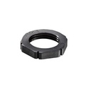 Locknut 16mm Nylon Bk