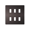 Bg Scr.Less Grid Plate 2raw 6g BNickel RFBN6