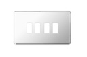 Bg Scr.Less Grid Plate 4g PChrome RFPC4