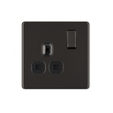 Bg Scr.Less Socket 1g 13a Dp BNickle FBN21