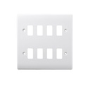 Grid Plate 2Raw8g Whi R88
