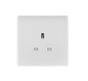 Bg.Curv Socket 1g UnSw Whi 823