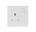 Bg.Curv Socket 1g 13a DP Whi 821DP
