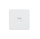 ML ScrLess Whi.Matt Tele Slave SF7400MW