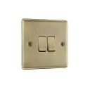 Switch 2g 2w AntBrass Raisd NAB42