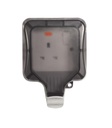 Socket 1g Single IP66 Gy WP21