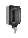 Socket 1g ThickPlug IP66 Bg Gy WP23L