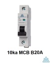 Wced 1Pole MCB 20a B-curv 10Ka⨈