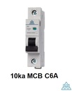Wced 1Pole MCB 6a C-curv 10Ka⨈