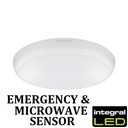 Emergercy+Sensor Drum 18w Slim IP54 Maintained 3Y intG