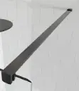 Glass To Wall Bracing Bar Matt Black