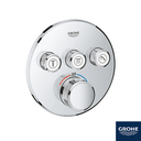 Smart Control Shower Mixer Therm 3Way Round