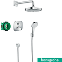 Croma Select E Shower Mixer Therm Conceal 2way Pk WH/CP