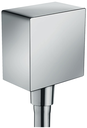 FixFit Wall Outlet Square Chrome
