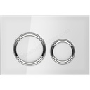 Sigma50 Round Flush Plate White