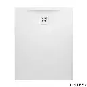 Marbond Shower Tray 100x80 White (Short Side Drain)