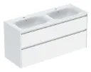 Selnova 1300 Basin + Vanity Drw2 White Gloss