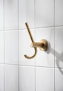 Bond Double Robe Hook Brushed Brass