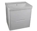 Rio 600 Wall Unit+Basin WP Wh