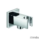 Shower Outlet Elbow+Stay Square