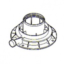 Vaillant Flue 125 Vert ADAPTOR  303926