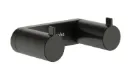 AddStoris S Towel hook double ✱BruBlack