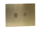 Vos Brushed Brass Flush Button