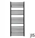 Towel Rad 1250x520 Ssteel Ashdown BLACK